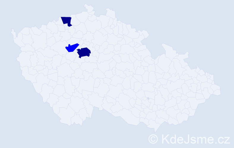 Příjmení: 'Ljubčenko', počet výskytů 5 v celé ČR