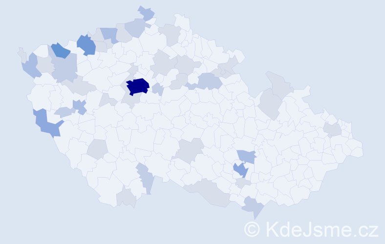 Příjmení: '"Tran Ngoc"', počet výskytů 98 v celé ČR