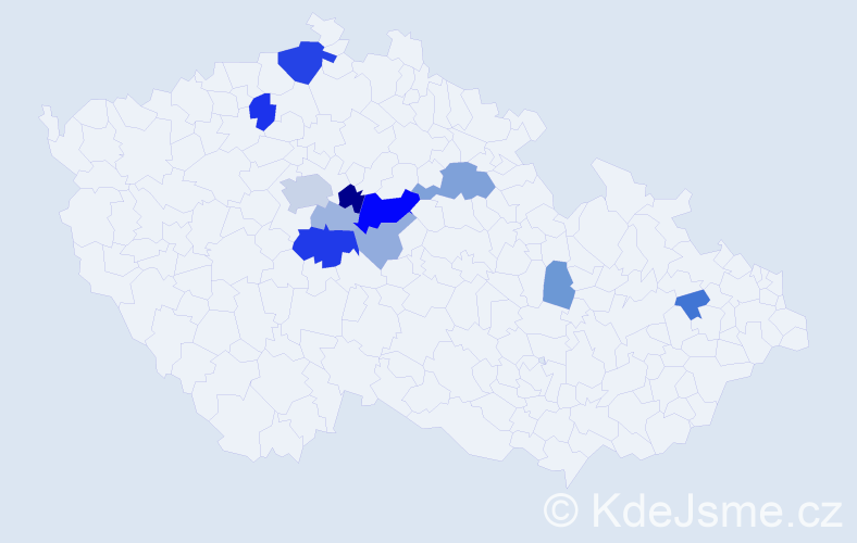 Příjmení: 'Sajverová', počet výskytů 32 v celé ČR