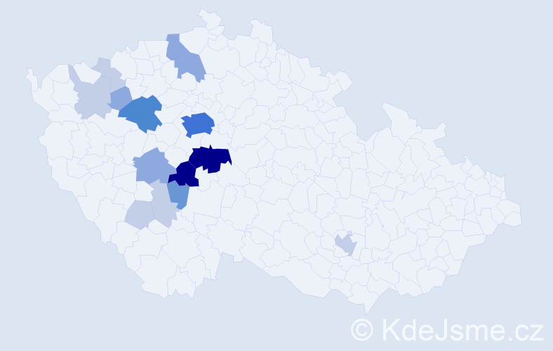 Příjmení: 'Drazdík', počet výskytů 50 v celé ČR