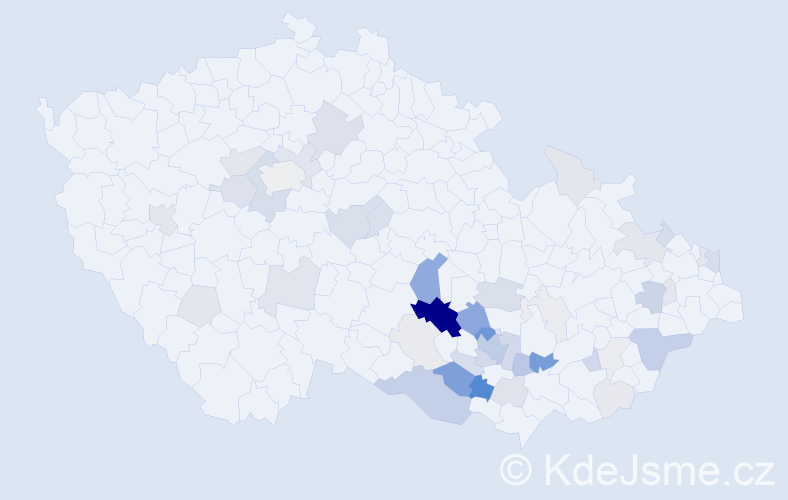 Příjmení: 'Katolická', počet výskytů 145 v celé ČR