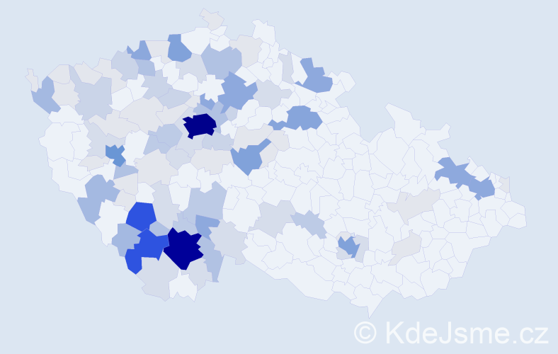 Příjmení: 'Lencová', počet výskytů 362 v celé ČR