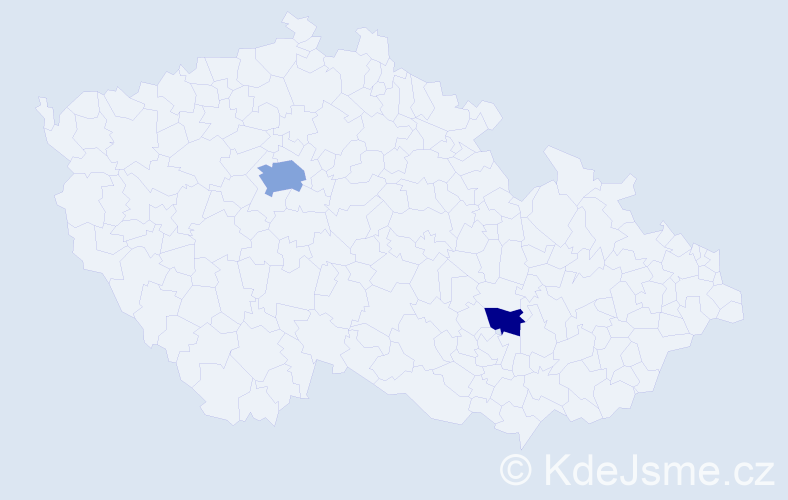 Příjmení: 'Tymtso', počet výskytů 4 v celé ČR
