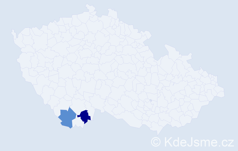 Příjmení: 'Červonyjová', počet výskytů 2 v celé ČR