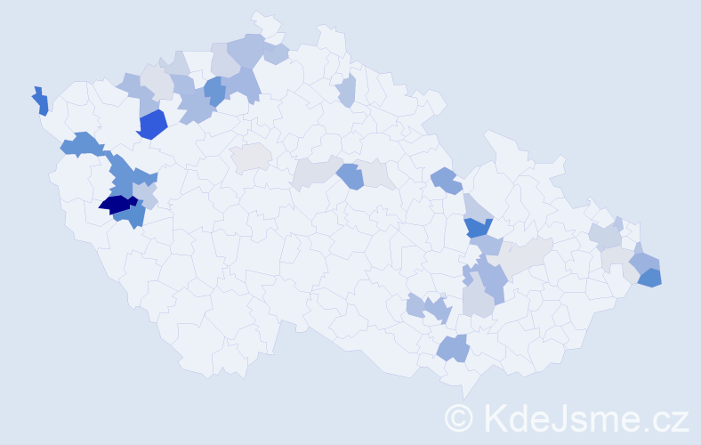 Příjmení: 'Wilhelm', počet výskytů 101 v celé ČR