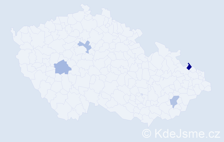 Příjmení: 'Lukovics', počet výskytů 10 v celé ČR