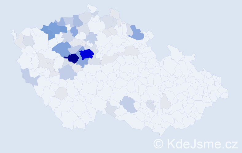 Příjmení: 'Rosenbaum', počet výskytů 236 v celé ČR