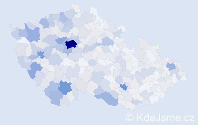 Příjmení: 'Bauer', počet výskytů 2215 v celé ČR
