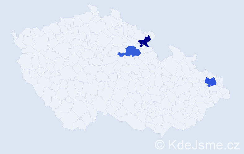 Příjmení: 'Černikovský', počet výskytů 4 v celé ČR