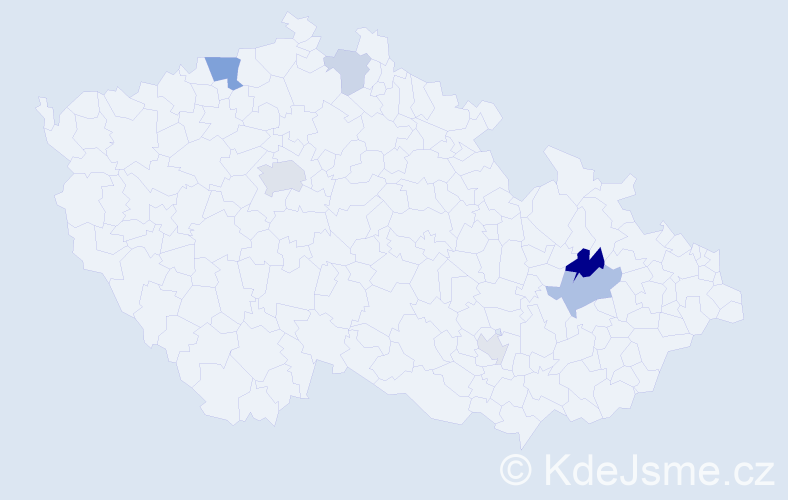 Příjmení: 'Lichtenstein', počet výskytů 13 v celé ČR