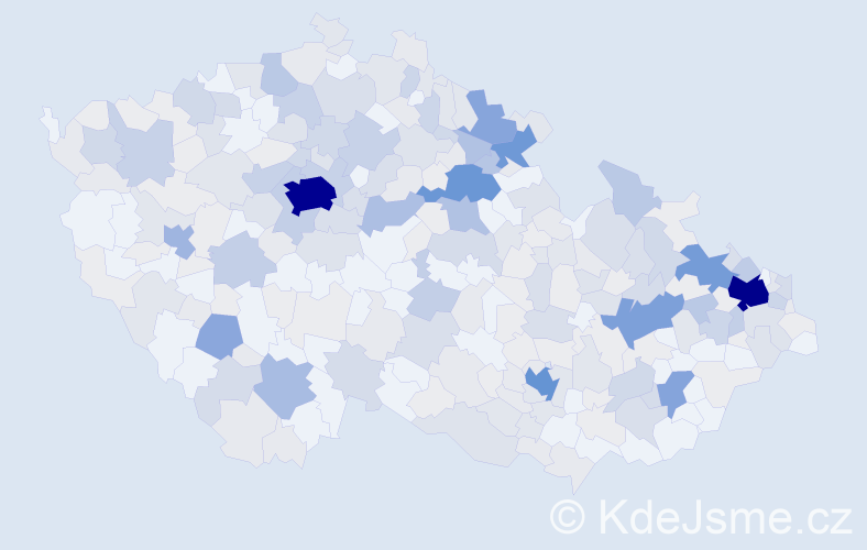 Příjmení: 'Bergerová', počet výskytů 1070 v celé ČR