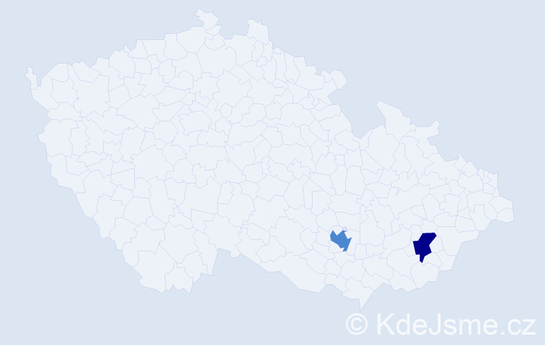 Příjmení: 'Eid', počet výskytů 4 v celé ČR
