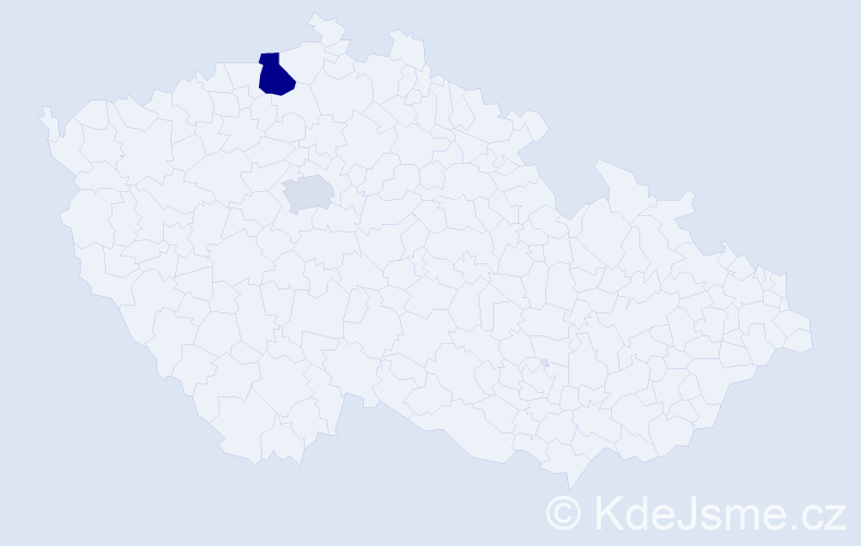Příjmení: 'Chachajová', počet výskytů 4 v celé ČR