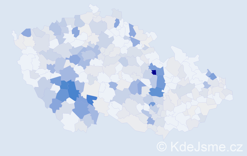 Příjmení: 'Řehoř', počet výskytů 1041 v celé ČR