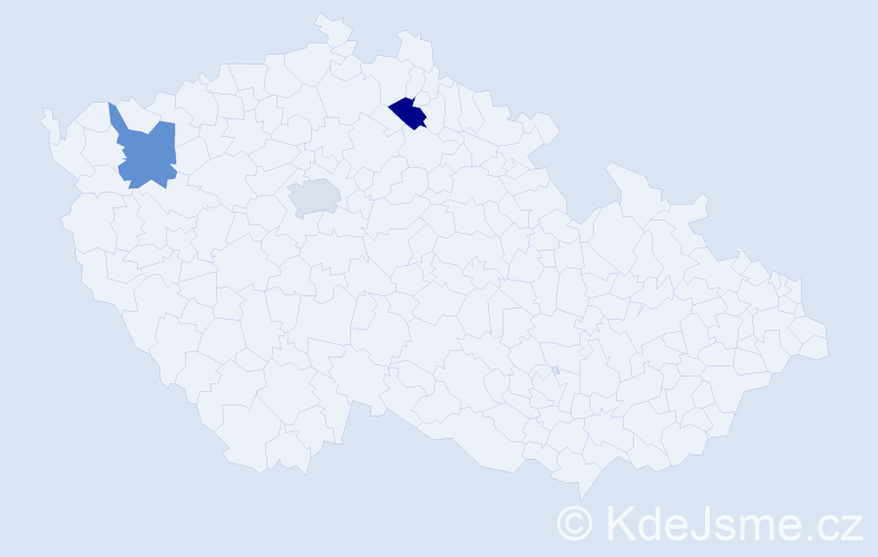 Příjmení: 'Ha Trung', počet výskytů 3 v celé ČR