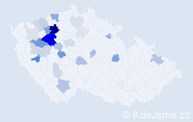 Příjmení: 'Sainer', počet výskytů 79 v celé ČR