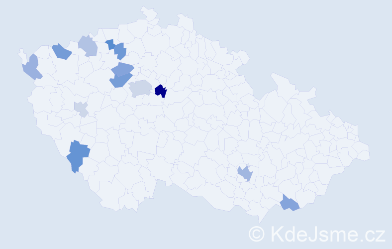 Příjmení: '"Le Hoang"', počet výskytů 23 v celé ČR