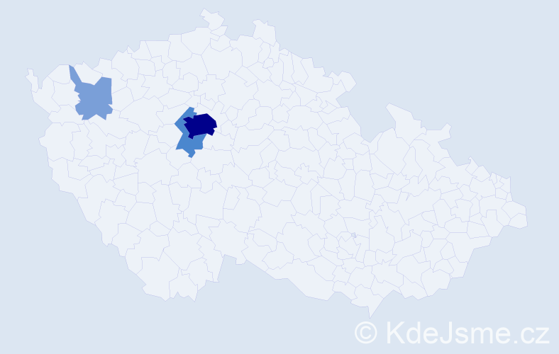 Příjmení: 'Krix', počet výskytů 12 v celé ČR