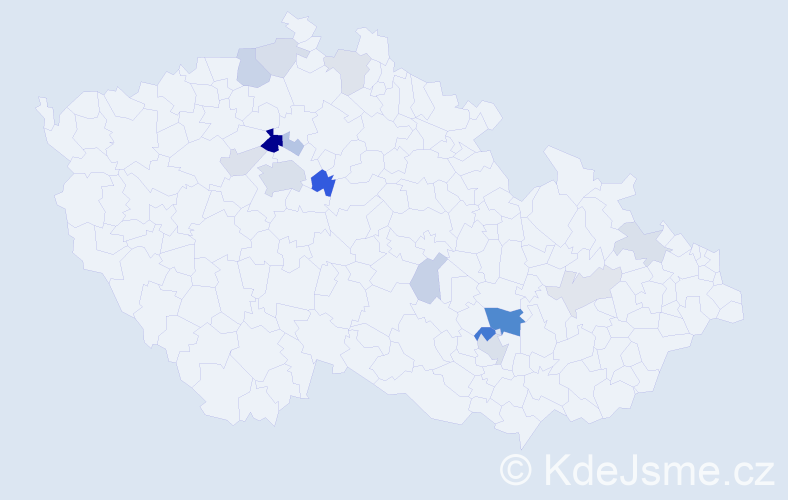 Příjmení: 'Škarohlídová', počet výskytů 41 v celé ČR