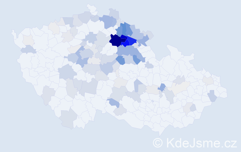 Příjmení: 'Čeřovská', počet výskytů 383 v celé ČR