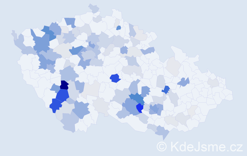 Příjmení: 'Šilhan', počet výskytů 391 v celé ČR