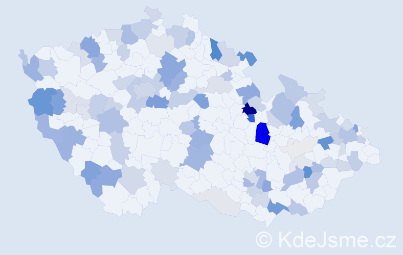 Příjmení: 'Blaško', počet výskytů 270 v celé ČR