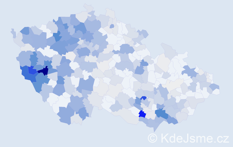 Příjmení: 'Cibulka', počet výskytů 1376 v celé ČR