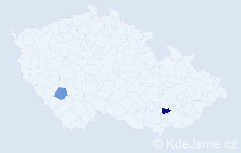 Příjmení: 'Linares', počet výskytů 2 v celé ČR