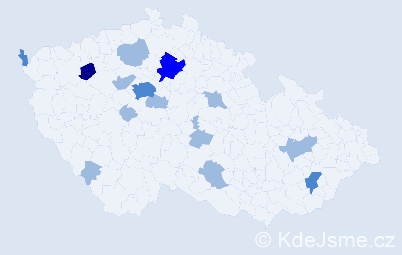 Příjmení: 'Batmunkh', počet výskytů 24 v celé ČR