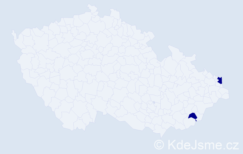 Příjmení: 'Nakic', počet výskytů 2 v celé ČR