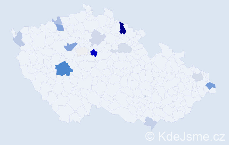 Příjmení: 'Šurina', počet výskytů 32 v celé ČR