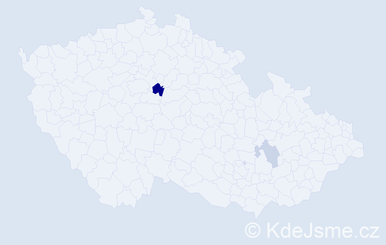 Příjmení: 'Thomesová', počet výskytů 4 v celé ČR