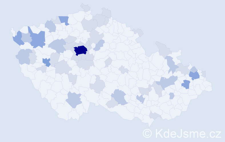 Příjmení: 'Duong', počet výskytů 94 v celé ČR