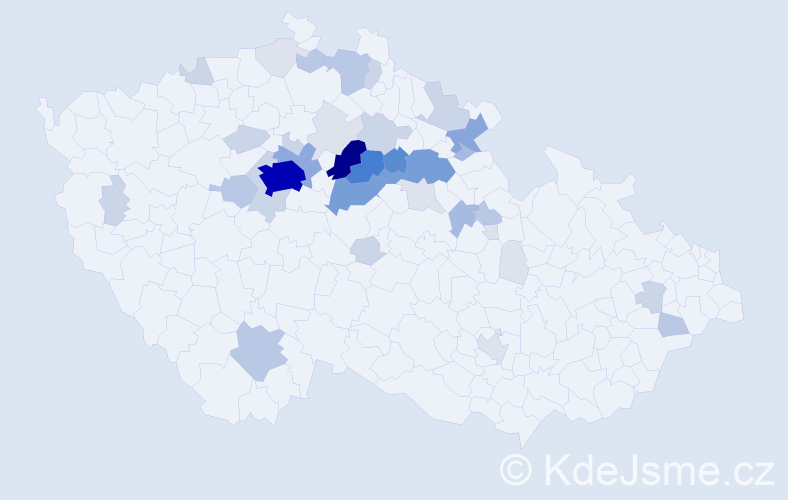 Příjmení: 'Knytl', počet výskytů 157 v celé ČR