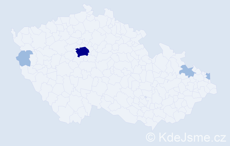 Příjmení: 'Potfajová', počet výskytů 7 v celé ČR