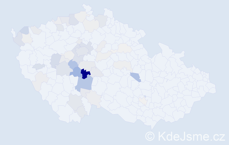 Příjmení: 'Spálenka', počet výskytů 178 v celé ČR