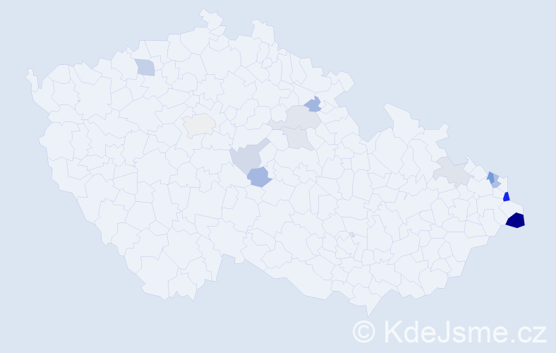 Příjmení: 'Podeszwa', počet výskytů 28 v celé ČR