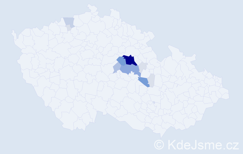 Příjmení: 'Lejhanec', počet výskytů 49 v celé ČR