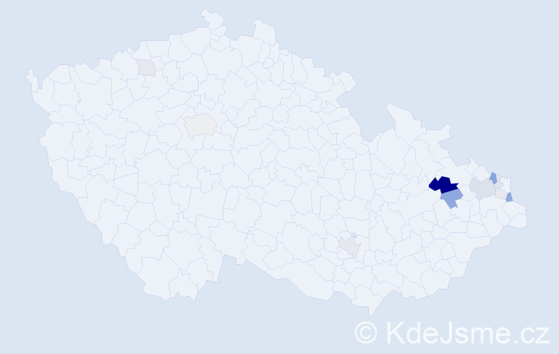 Příjmení: 'Burianský', počet výskytů 31 v celé ČR