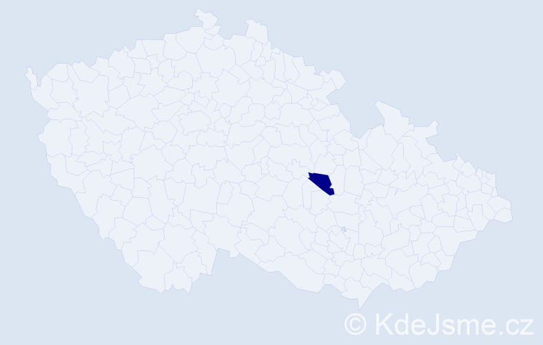 Příjmení: 'Koto', počet výskytů 1 v celé ČR