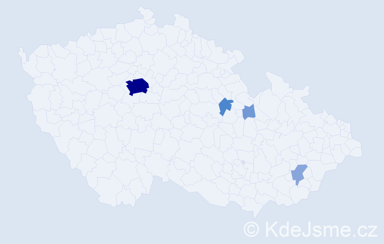 Příjmení: 'Axler', počet výskytů 18 v celé ČR