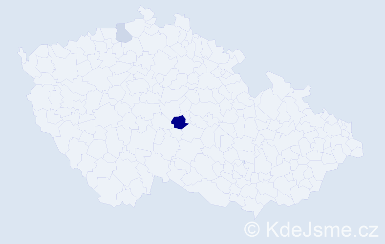Příjmení: 'Kulakovová', počet výskytů 4 v celé ČR