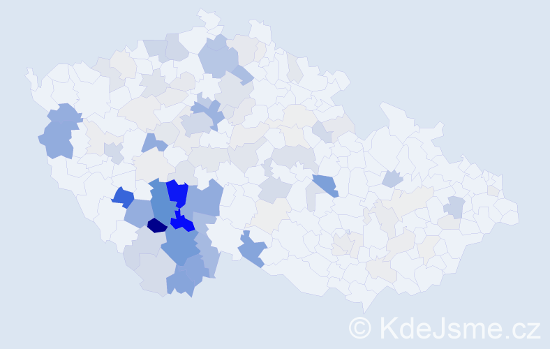 Příjmení: 'Brůžková', počet výskytů 411 v celé ČR