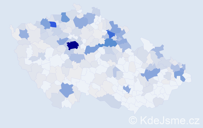 Příjmení: 'Peterová', počet výskytů 1044 v celé ČR