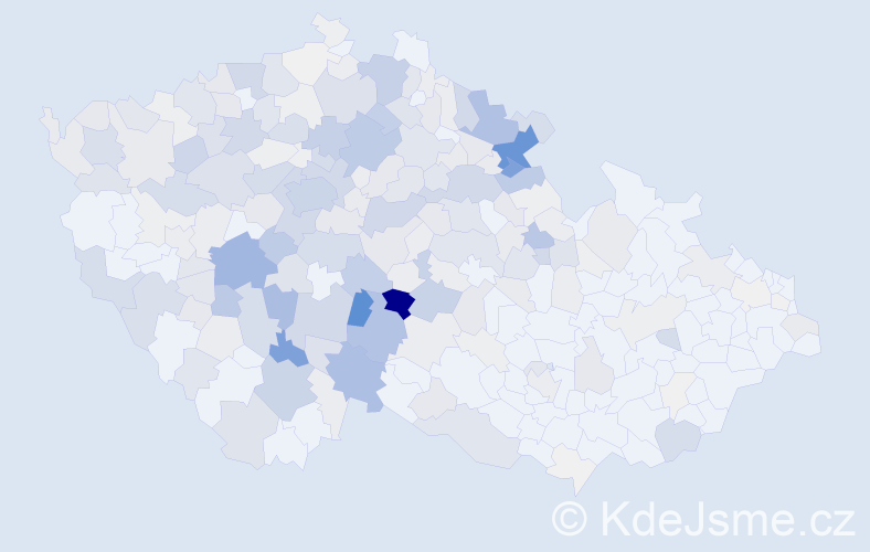 Příjmení: 'Maršík', počet výskytů 1095 v celé ČR