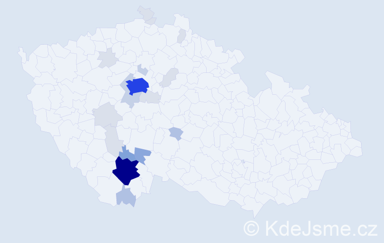 Příjmení: 'Lomská', počet výskytů 67 v celé ČR