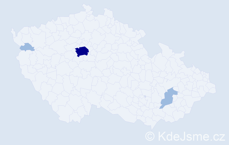 Příjmení: 'Zburová', počet výskytů 7 v celé ČR