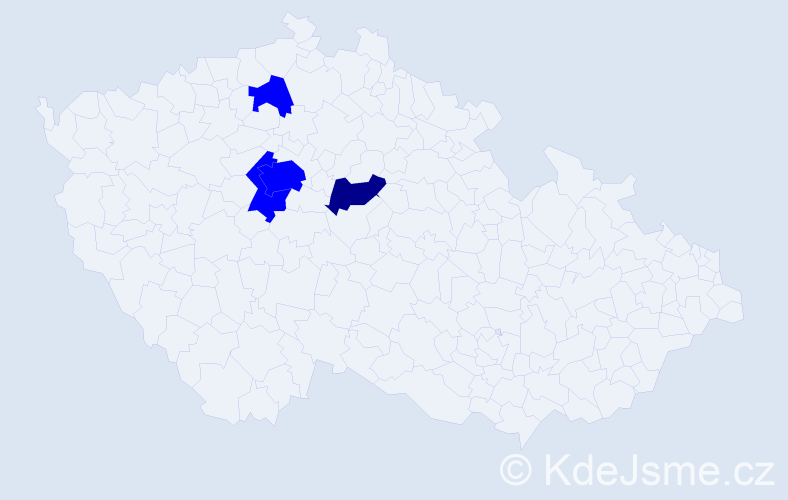 Příjmení: 'Ivakhnenko', počet výskytů 5 v celé ČR