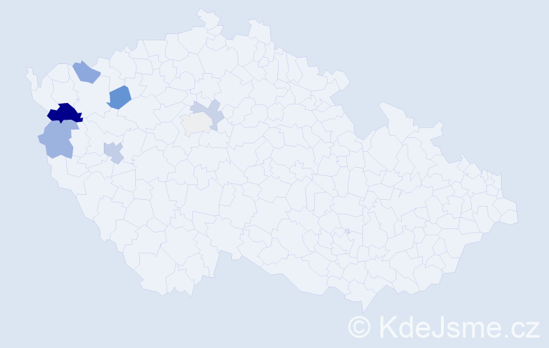 Příjmení: 'Krasňuková', počet výskytů 11 v celé ČR