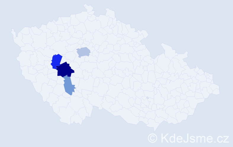 Příjmení: 'Rotyková', počet výskytů 12 v celé ČR
